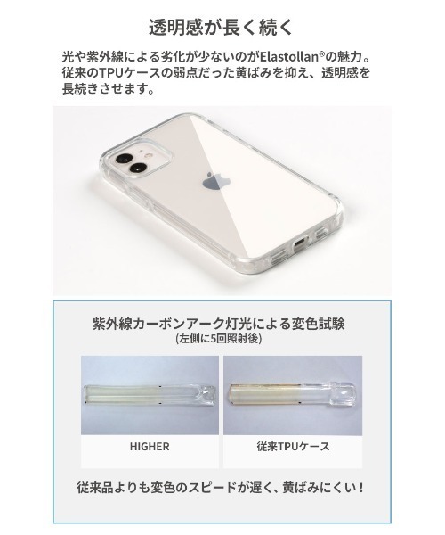 Hamee（ハミィ）の「iPhone15/15Pro/14/14Pro/14Plus/14ProMax/13/13Pro/12/12Pro/8/7/SE(第2/第3世代) HIGHER ハイブリッドケース クリア 透明 スマホケース 耐衝撃 iphone クリアケース（スマホケース/カバー・レディース・クリア・iPhone 12/12 Pro/iPhone 7/8/SE(第2/第3世代)/iPhone 13 Pro/iPhone 13/iPhone 14 Plus/iPhone 14 Pro/iPhone 13/14/iPhone 14 Pro Max/iPhone 15 Pro/iPhone 15）」の18枚目の写真