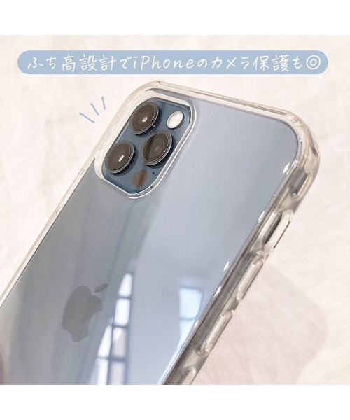 Hamee（ハミィ）の「iPhone15/15Pro/14/14Pro/14Plus/14ProMax/13/13Pro/12/12Pro/8/7/SE(第2/第3世代) HIGHER ハイブリッドケース クリア 透明 スマホケース 耐衝撃 iphone クリアケース（スマホケース/カバー・レディース・クリア・iPhone 12/12 Pro/iPhone 7/8/SE(第2/第3世代)/iPhone 13 Pro/iPhone 13/iPhone 14 Plus/iPhone 14 Pro/iPhone 13/14/iPhone 14 Pro Max/iPhone 15 Pro/iPhone 15）」の3枚目の写真