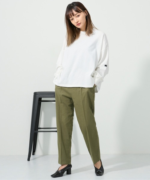 M nort(エムノート)の「【わたなべ麻衣プロデュース】コットンリネンテーパードパンツ(その他パンツ・レディース・カーキ/ライトベージュ・SMALL/MEDIUM)」の16枚目の写真