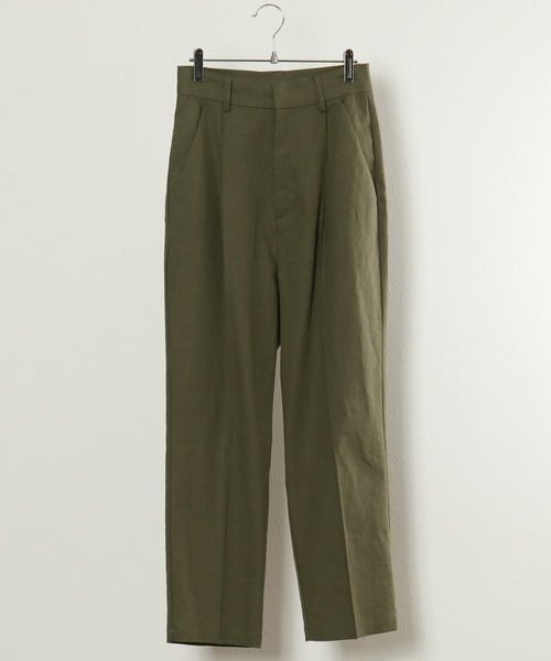 M nort(エムノート)の「【わたなべ麻衣プロデュース】コットンリネンテーパードパンツ(その他パンツ・レディース・カーキ/ライトベージュ・SMALL/MEDIUM)」の21枚目の写真