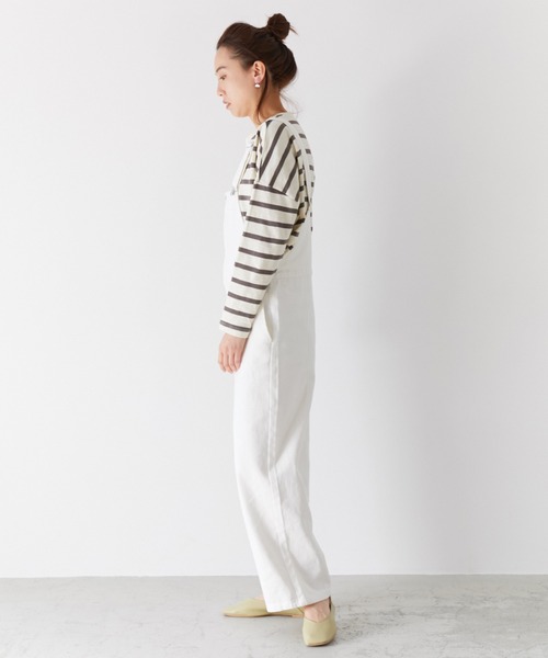 AZUL ENCANTO（アズールエンカント）の「デニムサロペット（サロペット/オーバーオール・レディース・ライトブルー/ホワイト・FREE）」の17枚目の写真