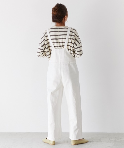 AZUL ENCANTO（アズールエンカント）の「デニムサロペット（サロペット/オーバーオール・レディース・ライトブルー/ホワイト・FREE）」の15枚目の写真