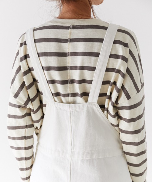 AZUL ENCANTO（アズールエンカント）の「デニムサロペット（サロペット/オーバーオール・レディース・ライトブルー/ホワイト・FREE）」の18枚目の写真