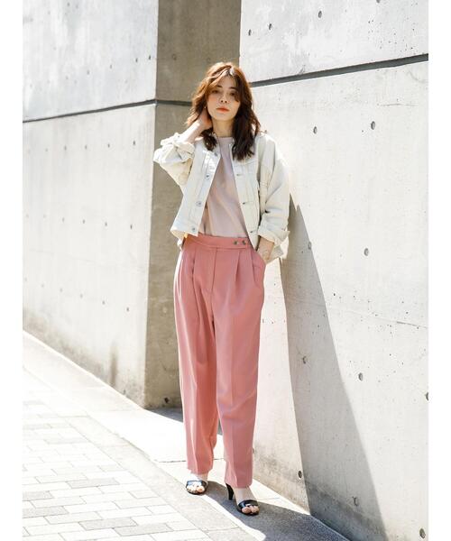 koe（コエ）の「スタンドカラーGジャン＊（ブルゾン・レディース・チャコールグレー/ナチュラル/ミント・L/M）」の14枚目の写真