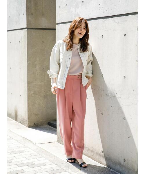 koe（コエ）の「スタンドカラーGジャン＊（ブルゾン・レディース・チャコールグレー/ナチュラル/ミント・L/M）」の8枚目の写真