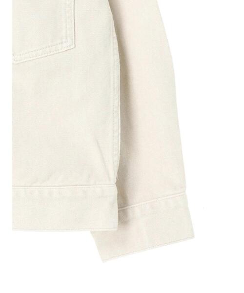 koe（コエ）の「スタンドカラーGジャン＊（ブルゾン・レディース・チャコールグレー/ナチュラル/ミント・L/M）」の19枚目の写真