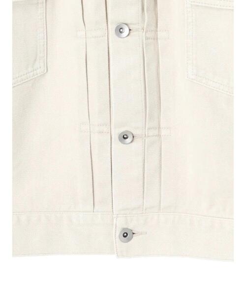 koe（コエ）の「スタンドカラーGジャン＊（ブルゾン・レディース・チャコールグレー/ナチュラル/ミント・L/M）」の20枚目の写真