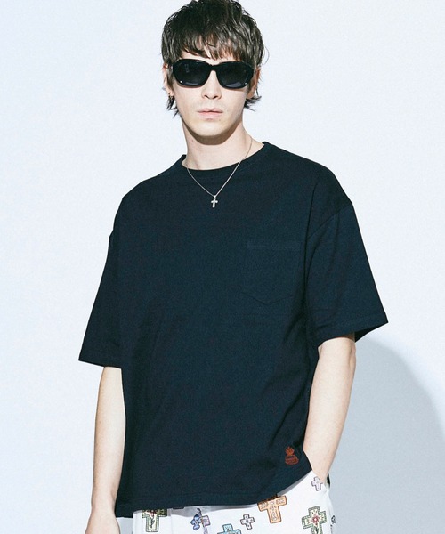 MSML(エムエスエムエル)の「EMBROIDERY BIG TEE(Tシャツ/カットソー・メンズ・ブラック/ホワイト・M/L/S)」の2枚目の写真