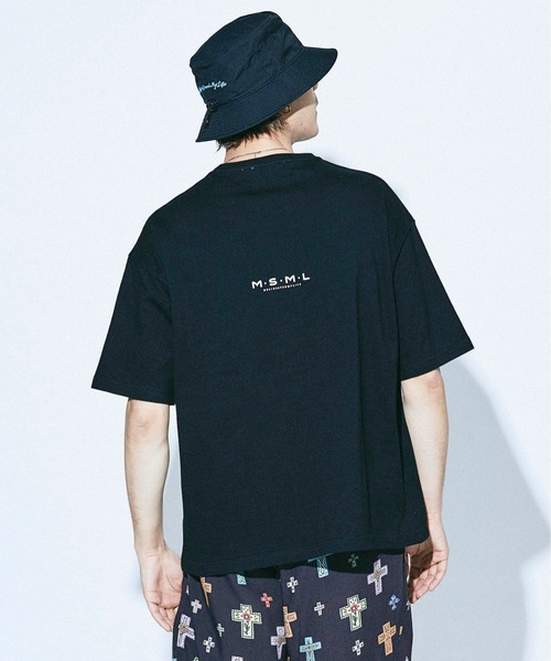 MSML(エムエスエムエル)の「EMBROIDERY BIG TEE(Tシャツ/カットソー・メンズ・ブラック/ホワイト・M/L/S)」の13枚目の写真