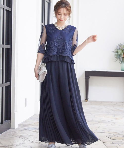 niana（ニアナ）の「セットアップ レーストップス＆プリーツ