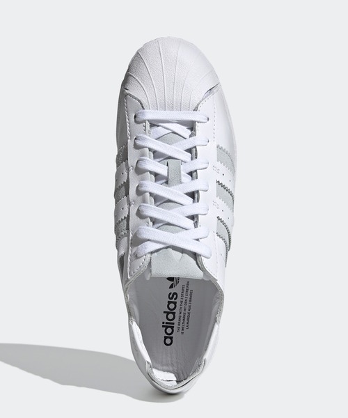 adidas（アディダス）の「スーパースター ミニマリスト アイコン [Superstar Minimalist Icons] アディダスオリジナルス（スニーカー・メンズ・ホワイト・24.0cm/27.0cm/29.0cm/25.5cm/24.5cm/23.5cm/26.0cm/26.5cm/22.5cm/25.0cm/28.5cm/22.0cm/28.0cm/27.5cm/23.0cm）」の2枚目の写真