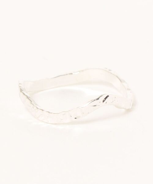 tone（トーン）の「【V&SSS】sv925　太　 Ripples ring  （diamond dust）（リング・レディース・シルバー・FREE/11号/9号/13号/5号/3号/18号/7号/15号/1号/21号）」の2枚目の写真