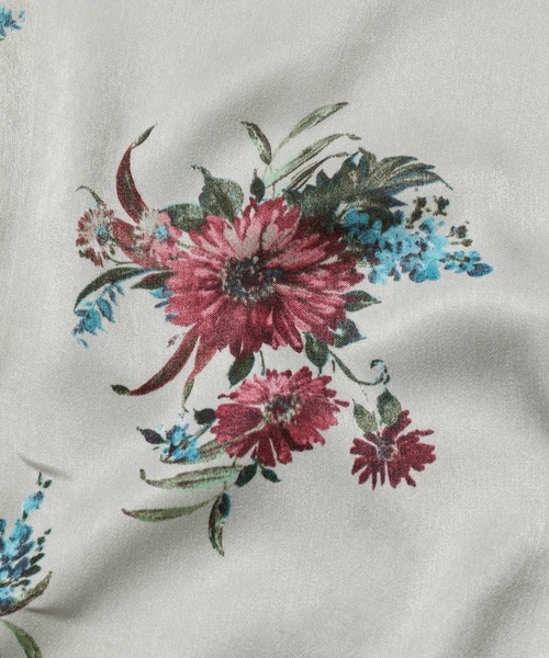 VANQUISH(ヴァンキッシュ)の「PLANTS APLENTY BOX WIDE SHIRT ~JAPAN MADE~ *(シャツ/ブラウス・メンズ・ホワイト/ネイビー/サックスブルー・MEDIUM/LARGE)」の7枚目の写真