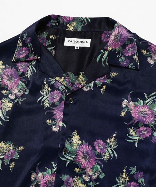 VANQUISH(ヴァンキッシュ)の「PLANTS APLENTY BOX WIDE SHIRT ~JAPAN MADE~ *(シャツ/ブラウス・メンズ・ホワイト/ネイビー/サックスブルー・MEDIUM/LARGE)」の22枚目の写真