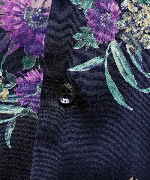 VANQUISH(ヴァンキッシュ)の「PLANTS APLENTY BOX WIDE SHIRT ~JAPAN MADE~ *(シャツ/ブラウス・メンズ・ホワイト/ネイビー/サックスブルー・MEDIUM/LARGE)」の15枚目の写真