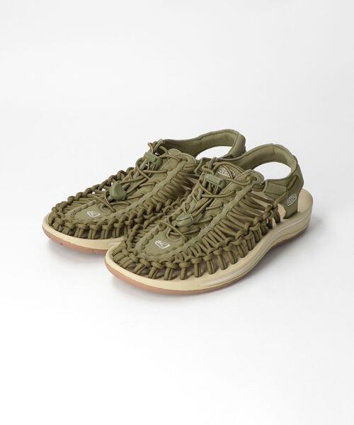 ＜KEEN＞WOMENS UNEEK サンダル/オリーブ