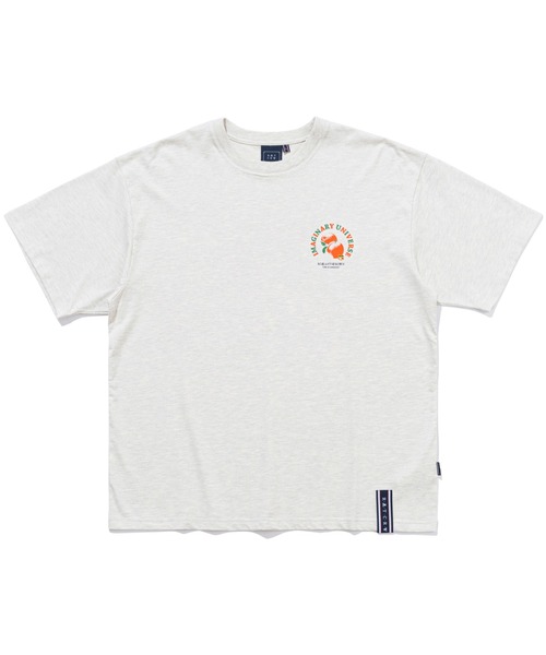 ROMANTIC CROWN（ロマンティッククラウン）の「【ROMANTIC CROWN】COLOR DOT ORANGE TEE / ロマンティッククラウン カラー ドット オレンジ Tシャツ（Tシャツ/カットソー・メンズ・ホワイト/ライトパープル/ネイビー/アイボリー・LARGE/SMALL/MEDIUM/X-LARGE）」の12枚目の写真