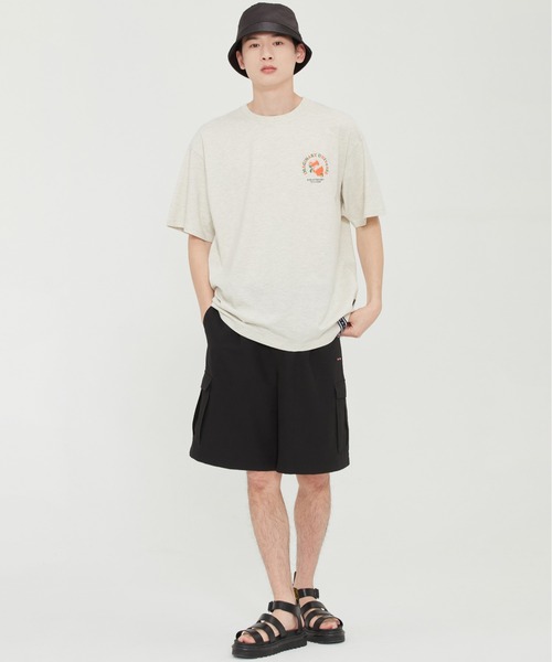 ROMANTIC CROWN（ロマンティッククラウン）の「【ROMANTIC CROWN】COLOR DOT ORANGE TEE / ロマンティッククラウン カラー ドット オレンジ Tシャツ（Tシャツ/カットソー・メンズ・ホワイト/ライトパープル/ネイビー/アイボリー・LARGE/SMALL/MEDIUM/X-LARGE）」の17枚目の写真