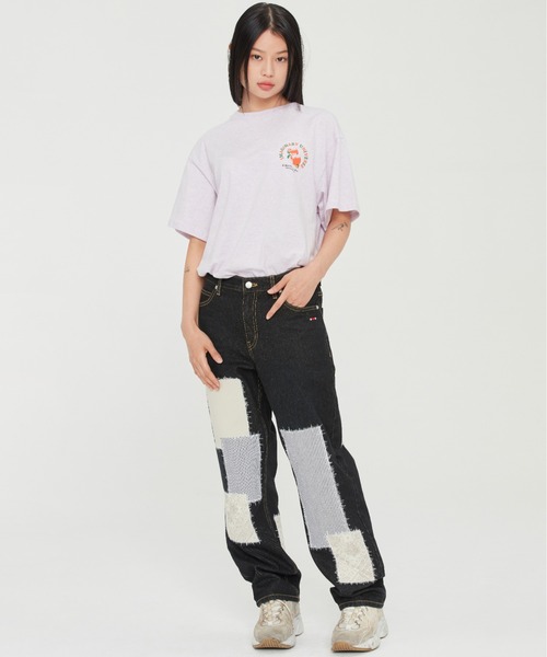 ROMANTIC CROWN（ロマンティッククラウン）の「【ROMANTIC CROWN】COLOR DOT ORANGE TEE / ロマンティッククラウン カラー ドット オレンジ Tシャツ（Tシャツ/カットソー・メンズ・ホワイト/ライトパープル/ネイビー/アイボリー・LARGE/SMALL/MEDIUM/X-LARGE）」の20枚目の写真