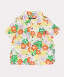 レーヨン混柄込アロハシャツ