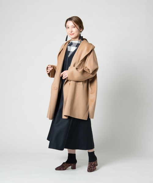 LAYMEE(レイミー)の「Salvia coat / サルビアコート(その他アウター・レディース・ブラック/ミント/ベージュ/ブルー・FREE)」の15枚目の写真
