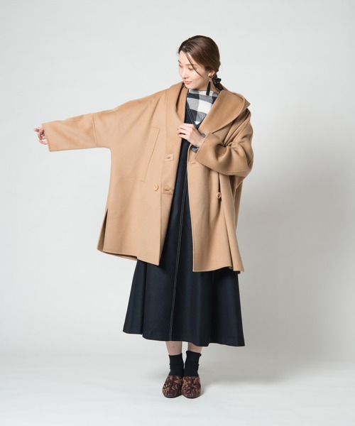 LAYMEE(レイミー)の「Salvia coat / サルビアコート(その他アウター・レディース・ブラック/ミント/ベージュ/ブルー・FREE)」の16枚目の写真