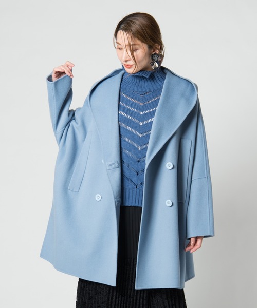LAYMEE(レイミー)の「Salvia coat / サルビアコート(その他アウター・レディース・ブラック/ミント/ベージュ/ブルー・FREE)」の12枚目の写真