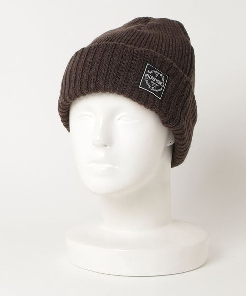 NineMicrophones（ナインマイクロフォンズ）の「WOOL BEANIE（ニットキャップ/ビーニー・メンズ・ブラウン/グレー/ブラック・FREE）」の9枚目の写真