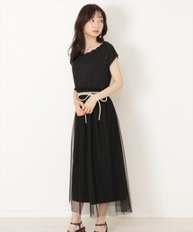 WILLSELECTION | ★スカラップリブチュールオーバーワンピース(ワンピース)