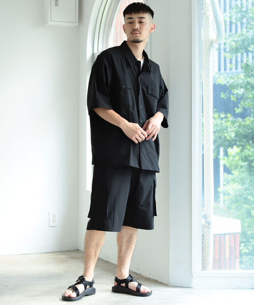 BEAMS（ビームス）の「BEAMS / リップストップ カーゴショーツ（その他パンツ・メンズ・ブラック/オリーブ・SMALL/MEDIUM/LARGE/X-LARGE）」の4枚目の写真