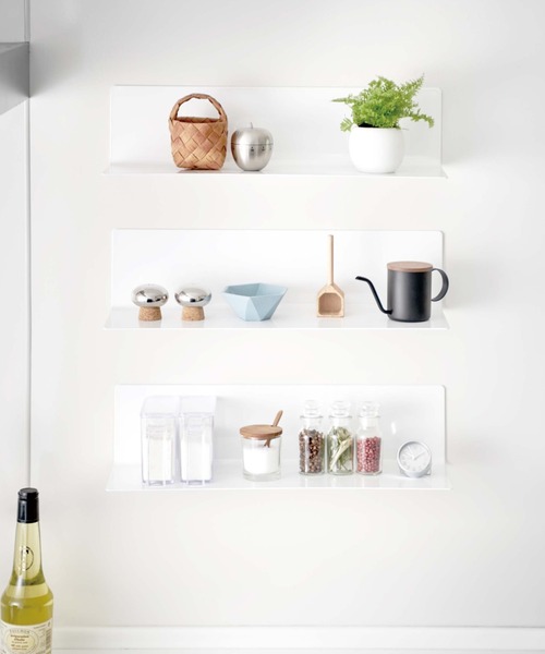 tower（タワー）の「tower（タワー）マグネットキッチン棚　ワイド（キッチン収納・レディース・ホワイト/ブラック・ONE SIZE）」の4枚目の写真