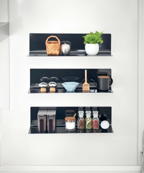 tower（タワー）の「tower（タワー）マグネットキッチン棚　ワイド（キッチン収納・レディース・ホワイト/ブラック・ONE SIZE）」の6枚目の写真