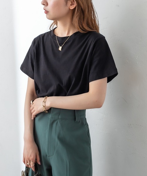 オーガニックコットンクルーTシャツ