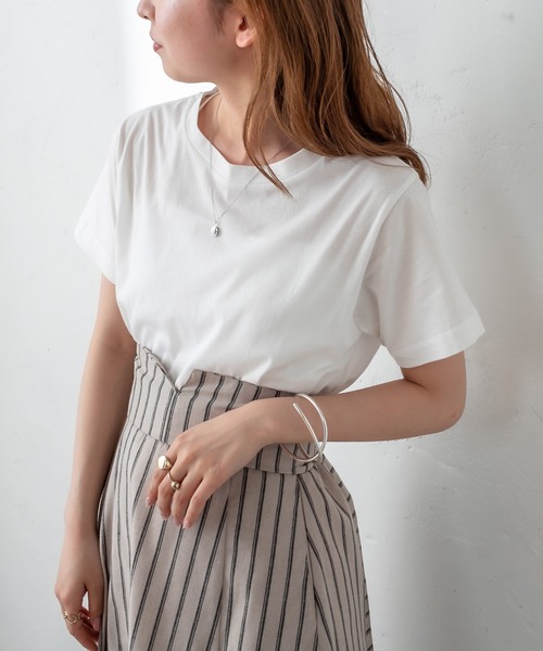 オーガニックコットンクルーTシャツ