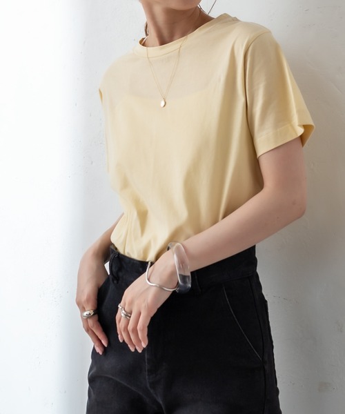 オーガニックコットンクルーTシャツ