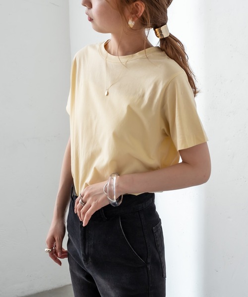 オーガニックコットンクルーTシャツ