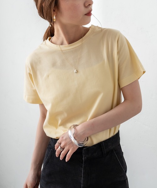 オーガニックコットンクルーTシャツ