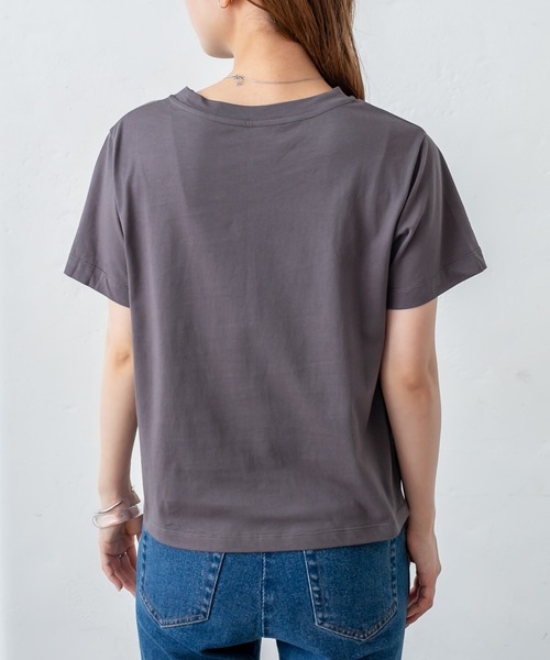 オーガニックコットンクルーTシャツ