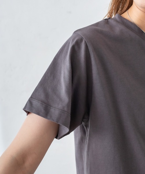 オーガニックコットンクルーTシャツ