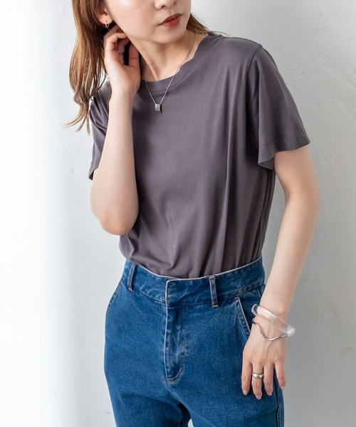 オーガニックコットンクルーTシャツ