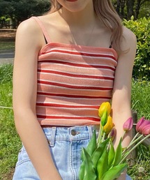 WEGO | WEGO/マルチボーダーキャミ(キャミソール)