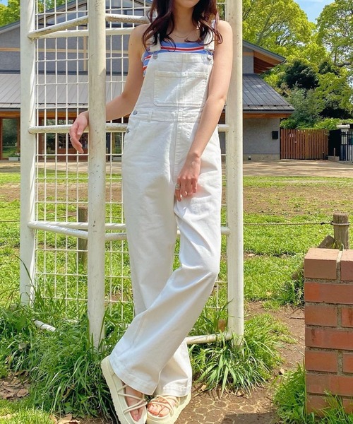 WEGO（ウィゴー）の「WEGO/マルチボーダーキャミ（キャミソール・レディース・サックスブルー/ピンク/オレンジ/グリーン・FREE）」の10枚目の写真