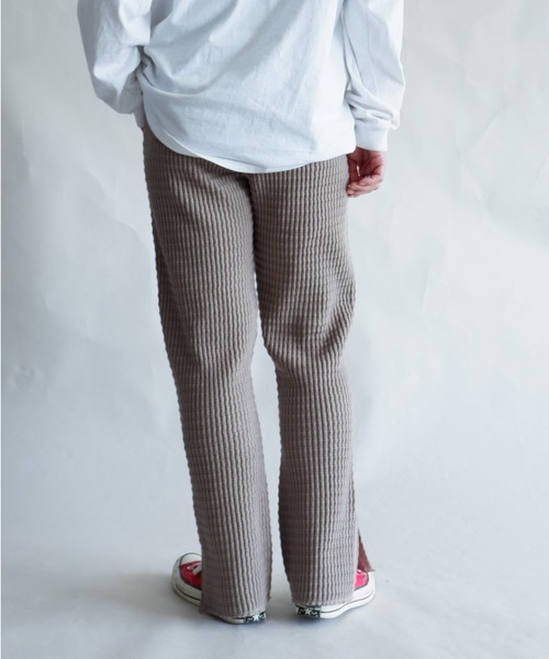 MANASTASH（マナスタッシュ）の「MANASTASH/マナスタッシュ　W's SNUGGLE SNUG THERMAL PT　ウィメンズ　スナッグサーマルパンツ（スウェットパンツ・レディース・ブラック/ナチュラル/モカ・MEDIUM）」の7枚目の写真