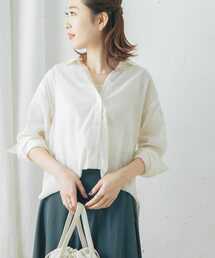 URBAN RESEARCH ROSSO WOMEN | リネン混レギュラーシャツ(シャツ/ブラウス)
