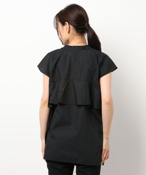 Te chichi（テチチ）の「ブロードバックフリルスキッパーブラウス（シャツ/ブラウス・レディース・ベージュ/ブラウン/ブラック・ﾌﾘ-）」の4枚目の写真