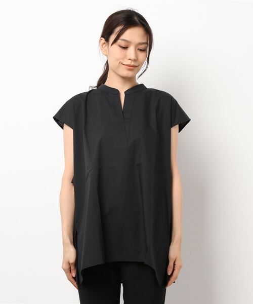 Te chichi（テチチ）の「ブロードバックフリルスキッパーブラウス（シャツ/ブラウス・レディース・ベージュ/ブラウン/ブラック・ﾌﾘ-）」の6枚目の写真