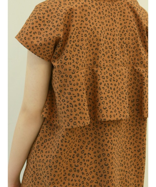 Te chichi（テチチ）の「ブロードバックフリルスキッパーブラウス（シャツ/ブラウス・レディース・ベージュ/ブラウン/ブラック・ﾌﾘ-）」の12枚目の写真