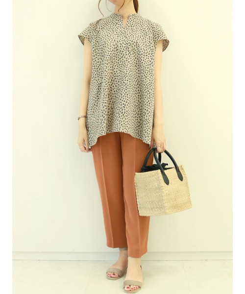 Te chichi（テチチ）の「ブロードバックフリルスキッパーブラウス（シャツ/ブラウス・レディース・ベージュ/ブラウン/ブラック・ﾌﾘ-）」の17枚目の写真