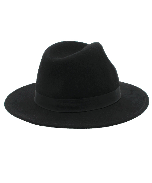 WEGO（ウィゴー）の「WEGO/SEMI BRIM FEDORA（ハット・メンズ・ブラック・FREE）」の3枚目の写真