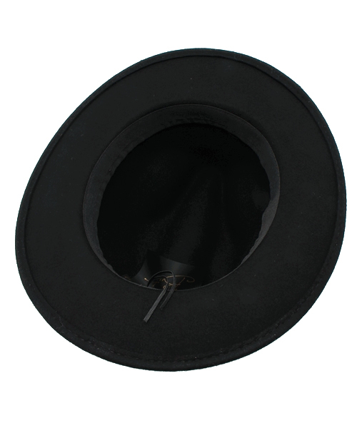 WEGO（ウィゴー）の「WEGO/SEMI BRIM FEDORA（ハット・メンズ・ブラック・FREE）」の4枚目の写真